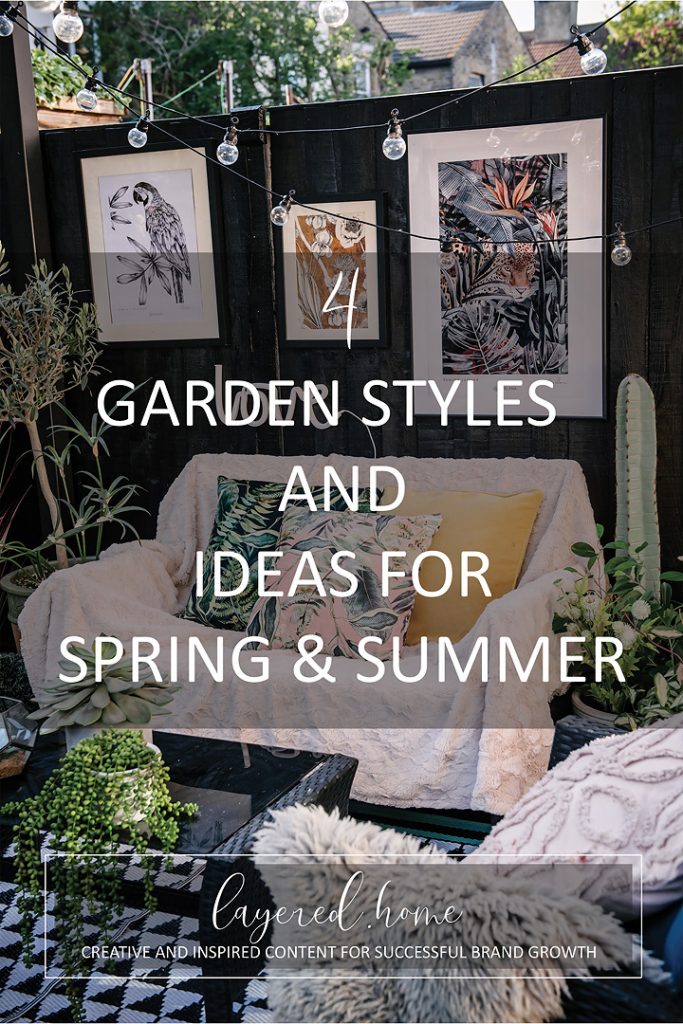 4 Garden styles and ideas for spring and summer