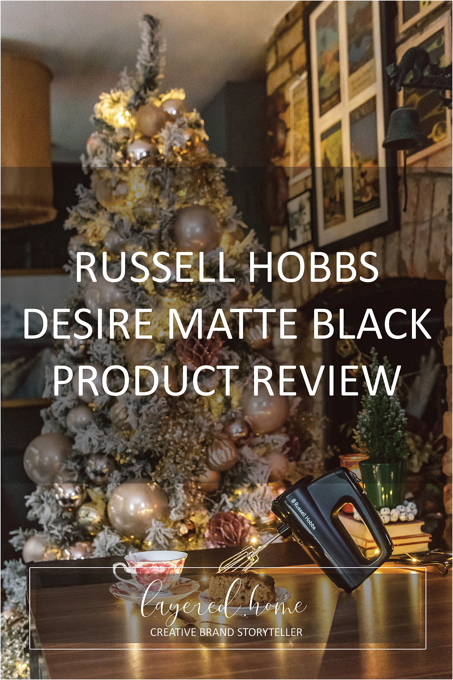 Russell Hobbs Desire Matte Black Mini Chopper 