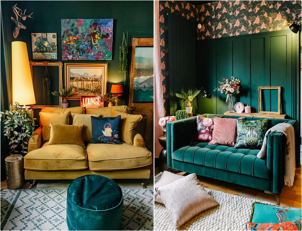 3 tips choosing a velvet sofa colour in your home interiors