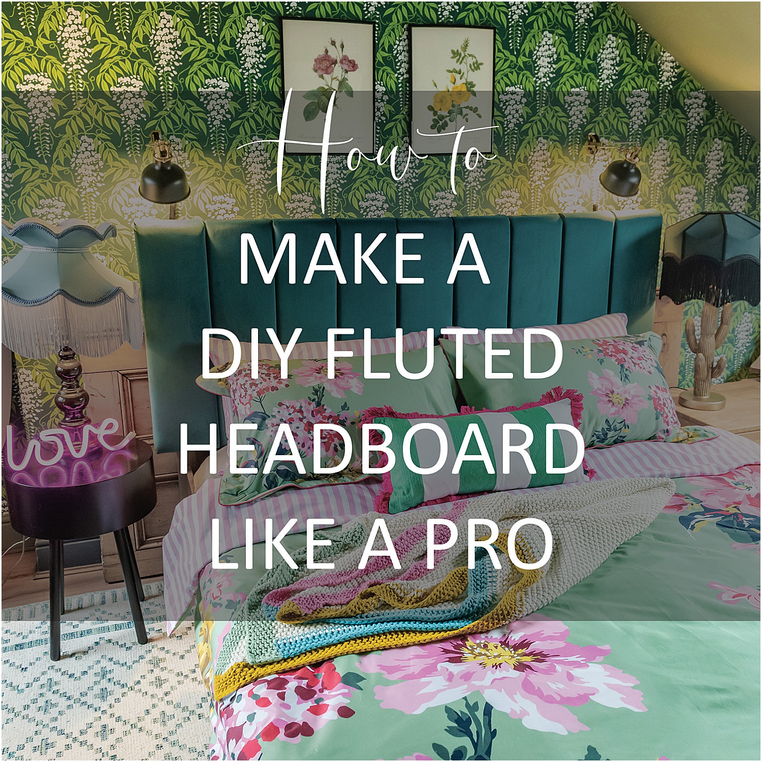 How to make a DIY Fluted Headboard like a pro lily sawyer photo