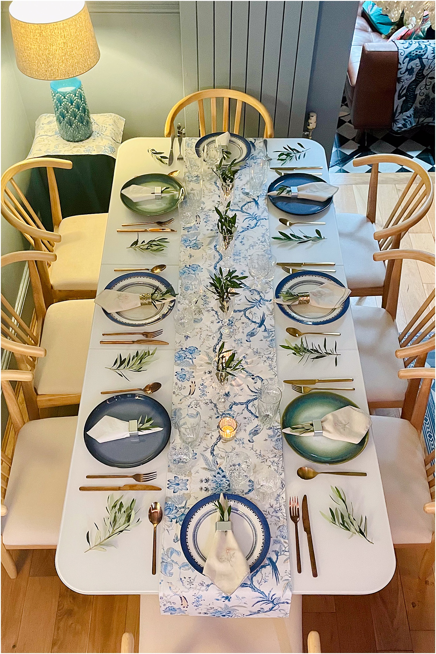 3-easy-blue-dining-room-updates-lily-sawyer-photo